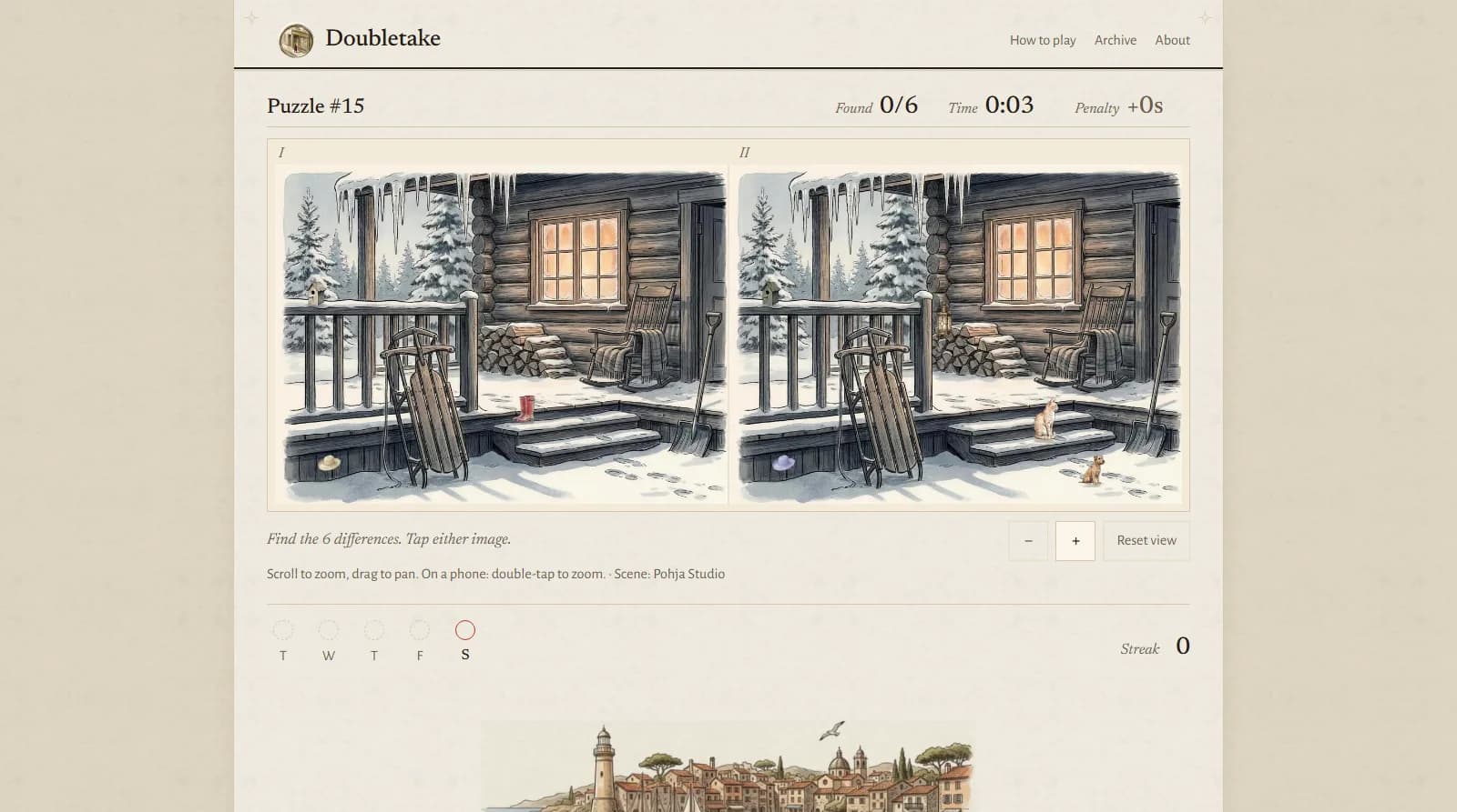 Doubletake, a daily spot-the-difference game and the machine behind it