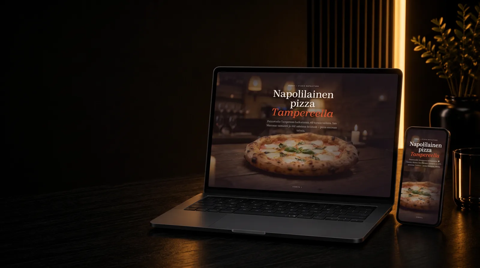 Forno — Ravintola -esimerkkisivusto